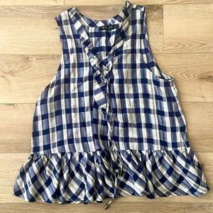 Maven West plaid top. Excellent condition!